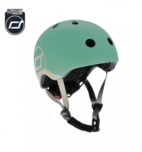 Scoot and Ride Kask - kask dla małych dzieci XXS-S | Forest